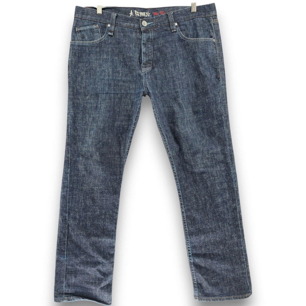 Altamont A Reynolds Wiltshire Fit Jeans Mens 36x32 (Fits 37x31) Dark Wash Indigo